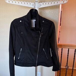 Philosophy Black Faux Suede Jacket for Women